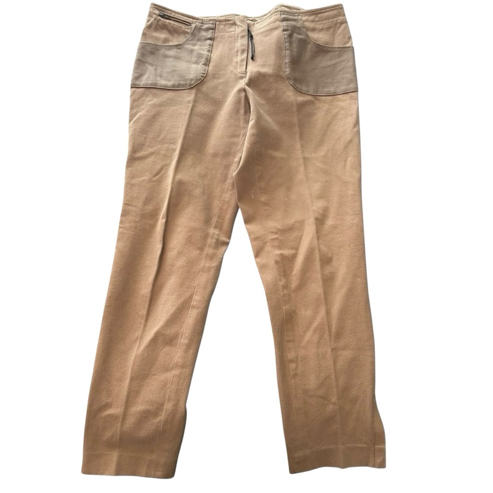 Lauren Ralph Lauren Women’s Riding Pants Size 10 Khaki Two-Tone Equestrian Style